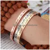 Cuff Stainless Steel Inspirational Bangle She Believed Cod So Did Simple Lettering Word Bracelets For Women Men Fashion Drop Delivery Dhc39