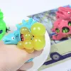 12st/Lot TPR Creative Novel Toys Dinosaur Vent Ball Squeeze Stress Relief Ball Grid Grape Hand Fidget Dinosaurs Rising Decompression Toy Adults Kids Gift 2680