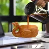 ボウルノベルティセラミックコーヒーマグ220ML 3D塩焼きチキンライフラークシェイプウォーターカップティーミルクやその他の飲み物