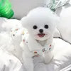 Vestuário para cães com flores doces coletes inverno algodão roupas para animais de estimação para cães pequenos casacos filhote de cachorro jaqueta yorkshire terrier roupas chihuahua gato