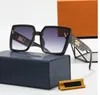 Lunettes de soleil de créateurs, lunettes pour hommes, lentilles PC, protection solaire plein cadre, lunettes à la mode pour femmes, lunettes d'extérieur de plage imprimées