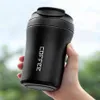 Tazza termica da caffè doppia in acciaio inossidabile da 400 ml con cannuccia Tazza termica da viaggio portatile multifunzionale per auto 211223286b