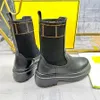 مصممي Luxurys Women Rain Boots Style مقاوم للماء Rabber Rabber Rains أحذية الكاحل Boot Boots 35-42