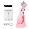 Appareils de soins du visage Masseur Vibration pour les femmes Rajeunissement de la peau Serrage Éclaircir LED Photon Radio Fréquence Mésothérapie Machine de beauté 230915