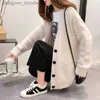 Dames Truien Oversized Vesten Kasjmier Gebreide Trui Vest Casual Trui Dames Effen Elegante Wintertrui Koreaanse Harajuku Jas Y200910 L230915