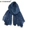 Scarves BUTTERMERE Men Autumn Winter Cotton Linen Scarf Khaki Black Navy Pink Warm Long Fashion Brand Mens Scarfs 230914