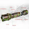 Strong Light Flashlight Rechargeable LED Long-Range King Mini Camouflage Super Bright Searchlight Military Outdoor Waterproof Torches