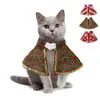 Kattdräkter härliga kappa jul jula busiga hundar kostymfestival djur som tar PO -tillbehör