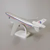 Diecast Model 20cm Alloy Metal Air USA American AA MD MD 11 Airways Airplane Plane Aircraft w Wheels Landing Gears 230914