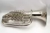 Eastern Music Pro Använd Nickel Silver Plated C/BB Key Rotary Euphonium With Case