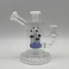 10inch Heavy Glass Bong Uniqued Dab Rig with mushroom perc with clear bowl