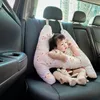 Oreillers Ins fixateur de cou pour enfants, coussin de Protection de sécurité ours, accessoires de voiture avec oreiller de couchage 230914