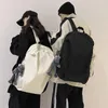 Mochila gota mulheres bolsa de ombro homens ins grande capacidade de viagem feminino coreano high school collegebag
