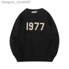Mens Hoodies Sweatshirts Mens Designer Hoodie Sweatshirts Black Essentialhoodie T Shirt Man 1977 Hoodies for Women Pullover Crewneck Sweatshirt Bomull Lång ärm