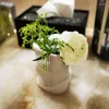 Vasi fai da te vaso a strisce ondulato vaso di fiori in cemento stampo quadrato penna in gesso contenitore decorazione in gesso stampo in silicone di cemento