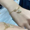 The Western Queen Mother's pin pearl bracelet Vivian's same three-dimensional Saturn classic light luxury high version Tiktok sold well