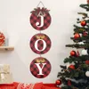 クリスマス装飾プトゥオ装飾1pcメリークリスマスハンディング木製サインジョイハンギングサインホームクリスマスパーティーファームハウスリビングルーム230914の壁の装飾