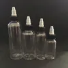 E cig plastdropparflaskor med vridning av mössor 30 ml 50 ml 60 ml 100 ml 120 ml penna form enhörningsflaskan tomma petflaskor för e-vätska chjtj