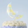 Autres fournitures de fête de fête 7style 10 Pack Clear Acrylique Cake Toppers Blank DIY Anniversaire Topper pour anniversaire de mariage Decorat198b