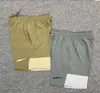 Summer High-End Ice Silk Men's New Shorts Quick-Drying Breathable Thin Loose Beach Pants Sports Casual Training Pant