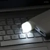 Nachtverlichting 100 stuks USB-stekkerlamp Mini LED-licht Power Bank Oplaadboek Kleine ronde leesoogbescherming