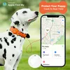 Coleiras para cães Leashes Pets Tracker Locator Mitag Waterproof Tracking Smart Collar Funciona com Apple Encontre meu iOS apenas para iPhone iPad 230915