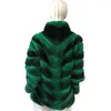 Kvinnors päls Rex Coat Women Real Jacket Autumn Winter Warm Fashion Overrock