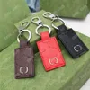 Sleutelhanger Klassieke Letters Ontwerpers Mannen Autosleutelhanger Damesmode Tas Hanger Merk Gouden Gesp Ring Luxe Keychain294q