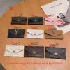 Leather Unisex Designer Key Pouch Fashion Purse keyrings Mini Wallets Coin Credit Card Holder 6 styles epacket283z