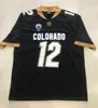 Pac-12 Patch 100-årsjubileum 1924-2023 NCAA Football 2 Shedeur Sanders Jersey Colorado Buffaloes American College Football Wear Jerseys Man Women Youth Kids