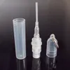 50 teile / los 2 ml 3 ml 4 ml 5 ml Kunststoff Parfüm Sprühflasche Parfümzerstäuber mit Schlüsselanhänger Ring Kosmetische Probe Testflasche Förderung T281W