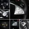 メルセデスベンツGLCのアクセサリーステッカーA B C EクラスGLA CLS GLE GLS GLK GL MLカーステアリングボタン装飾Cover3051