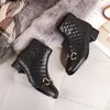 Jesienne buty kostki marka moda żeńska zamek błyskawiczny oryginalny skórzany stóp dookoła palców marka projektantki damskie damskie buty damskie zwięzłe buty nowe obuwie