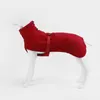 Vêtements pour chiens à la mode automne/hiver vêtements pour animaux de compagnie doux chaud Surround ventre coton protecteur réfléchissant