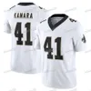 4 Derek Carr Alvin Kamara Saints Football Jerseys Jamaal Williams Chris Olave Tyrann Mathieu Drew Brees Taysom Hill Saints Michael Thomas Demario Davi Bryan Bresee