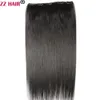 ヘアピースZzhair100％人間のヘアエクステンション16 "28"マシンメイドレミーヘアノーラス5クリップイン100G200Gナチュラルストレート230914