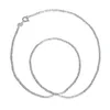 S925 Argent Chaîne de paillettes chatoyantes personnalité simple niche tempérament de luxe léger pour les femmes collier ins chaîne de chou-fleur de mode