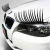 Car Stickers one pair Cool Fashion Eyelashes PVC Logo Sticker Lashes Decal Auto Exterior Accessories221b