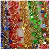 Party Decoration 10 -Color Ribbon Flower Garland - 2m Långa klassrumsdekorationer av varumärkes EMS Perfekt för födelsedagar Jul Drop Delive Dhxnt