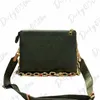 сумка через плечо дизайнерская сумка luv Crossbody Coussin PM Женская дизайнерская сумка через плечо из натуральной телячьей кожи с тиснением на цепочке Кошелек для переноски Классическая сумка Coussins