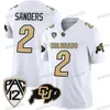 College Colorado Buffaloes Camisas de futebol 2 Shedeur Sanders Sy'veon Wilkerson Dylan Edwards 12 Travis Hunter Anthony Hankerson Xavier Weaver Jimmy Horn Jr Woods