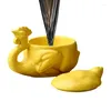 Bowls Nieuwigheid Keramische Koffiemok 220 ml 3D Zoutgebakken Kip Levensechte Vorm Waterbeker Voor Thee Melk en andere dranken