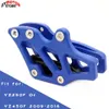 Peças de plástico para motocicleta off road enduro, guia de corrente azul para yz125 yz250 yz250fx yz450fx yz250f yz450f wr250f wr450f 2007-2241g