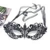 أقنعة الحفلات Ball Hollow Lace Mask Props Brops Black Half Face Come Sexy Mask Female