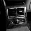 Pegatinas de fibra de carbono para Interior de coche, pegatinas de cubierta embellecedora de ventilación de aire acondicionado trasero, estilo de coche para Audi A6 C5 C6 2005-2011, accesorios 303a