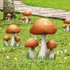 Garden Decorations Mushroom Yard Decor Pots For Fairy Decoration Toadstools Lawns Planters Gardens & Yards