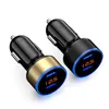 Universal Car Charger Pojazd USB DC12V-24V 5V 3 1A Podwójny 2 porty adapter z napięciem Wysoka jakość276J