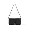 ZV Trend verzierte Flügel Damenhandtasche Messenger Damen Umhängetasche feminine Kopfhauttasche Umhängetasche Damenkette B230M