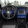 Для Volkswagen VW POLO MK5 2011-2018 внутренняя центральная панель управления дверная ручка наклейки из углеродного волокна наклейки стайлинг автомобиля Accessori264C