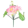 Garden Decorations Artificial Lotus Fake Flowers Wedding Simulation Indoor Decor Layout Decors Stems Realistic